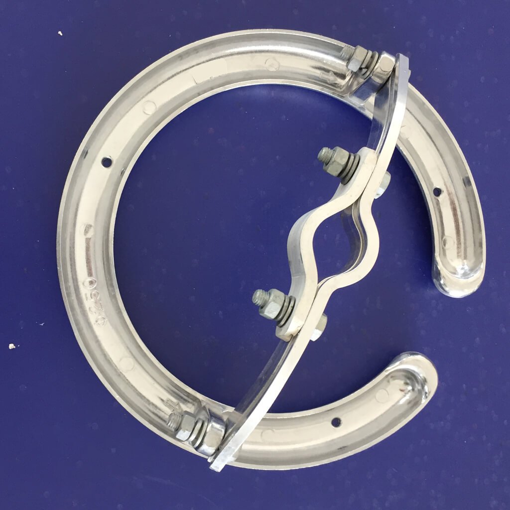 High voltage aluminium corona grading ring